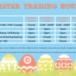 Trading hours schedule for Easter Day